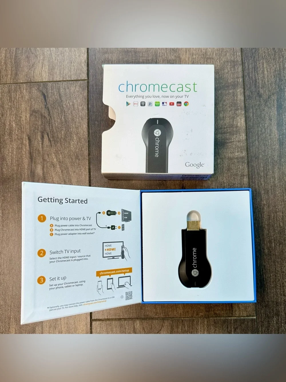 Google Chromecast (1st Generation) Streaming Media Player - H2G2-42 - PARTS ONLY
